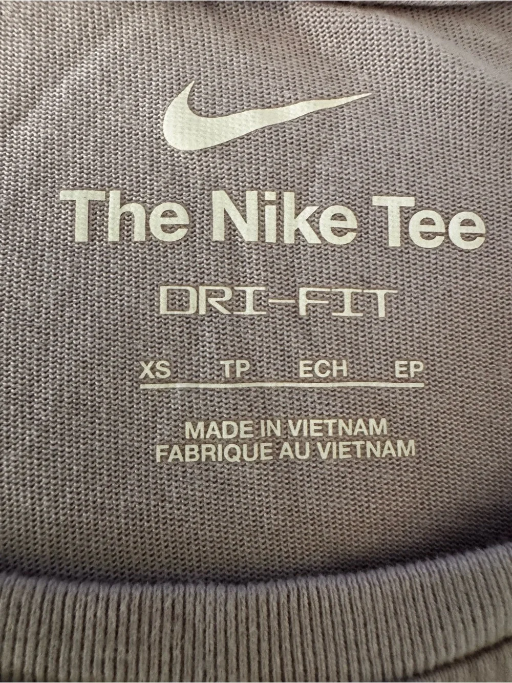 Nike Women’s Mauve Tank with Camo Swoosh